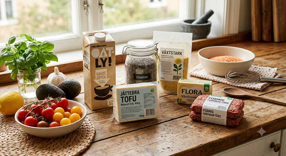 🥑 Vegansk nybörjarguide: Så byter du ut basvarorna (Steg för steg)