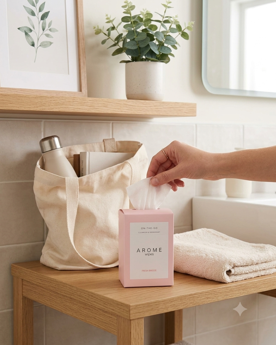 Nyhet hos Vegokind: Håll dig fräsch på språng med Arome Deo Wipes! 🌿✨