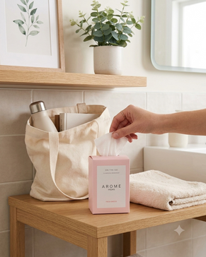 Nyhet hos Vegokind: Håll dig fräsch på språng med Arome Deo Wipes! 🌿✨