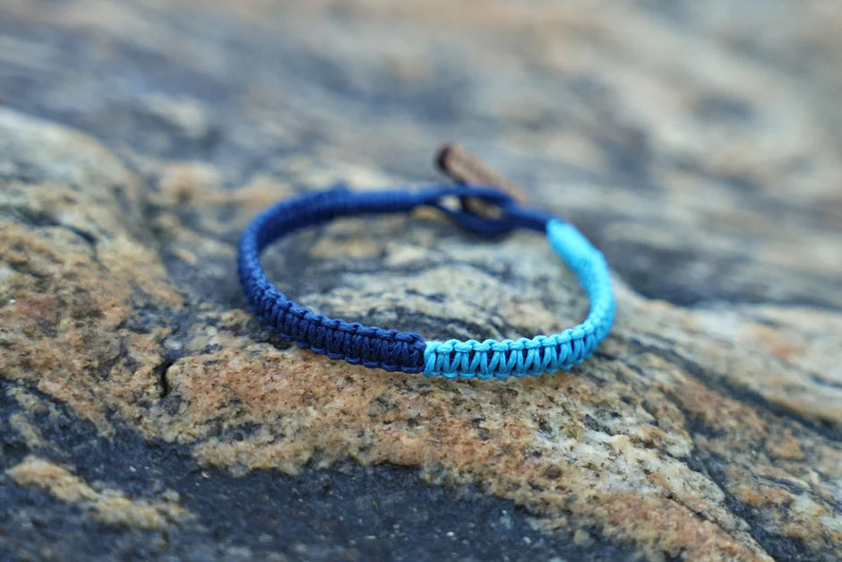 Blå, 5 kg CleanSea armband