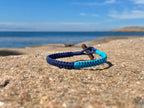 Blå, 5 kg CleanSea armband