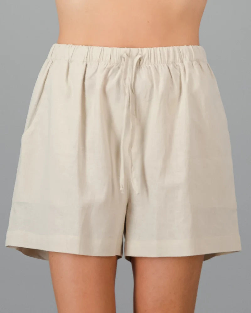 Linneshorts (dam) från Woodstock Laundry